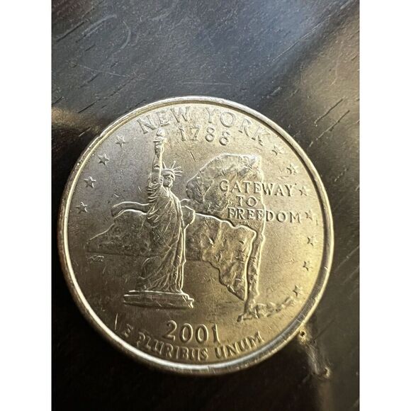 2001 New York Quarter P Mark - Picture 2 of 10